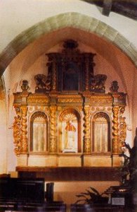 L'altare della Chiesa Giudicale di San Pietro